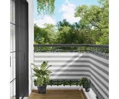 Balkono Ekranas 75 x 300 cm PU dengtas oksfordas alu