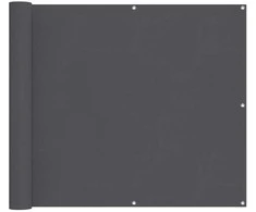 Balkono Ekranas Antracitas 100 x 300 cm Oksfordo audinys