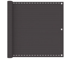 Balkono Ekranas Antracito 120 x 1000 cm HDPE ir aliuminis