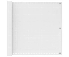 Balkono Ekranas Balta 75 x 700 cm HDPE ir aliuminis
