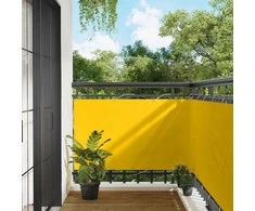 Balkono Ekranas Geltona 100 x 400 cm Oksfordo audinys