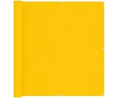 Balkono Ekranas Geltona 110 x 1000 cm Oksfordo audinys