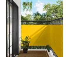 Balkono Ekranas Geltona 110 x 400 cm Oksfordo audinys