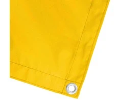 Balkono Ekranas Geltona 75 x 200 cm PU dengtas oksfordas alu