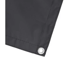Balkono Ekranas Juodas 100 x 400 cm Oksfordo audinys