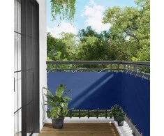 Balkono Ekranas Mėlyna 75 x 200 cm PU dengtas oksfordas alu