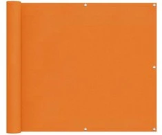 Balkono Ekranas Oranžinė 100 x 800 cm Oksfordo audinys