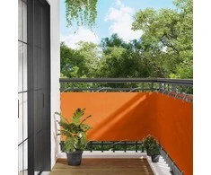 Balkono Ekranas Oranžinė 75 x 200 cm PU dengtas oksfordas alu
