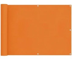 Balkono Ekranas Oranžinė 75 x 200 cm PU dengtas oksfordas alu