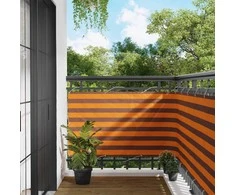 Balkono Ekranas Oranžinė ir ruda 100 x 200 cm Oksfordo audinys