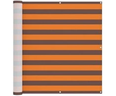 Balkono Ekranas Oranžinė ir ruda 110 x 200 cm Oksfordo audinys