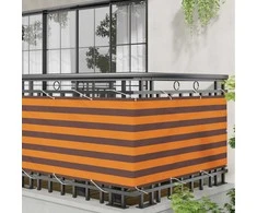 Balkono Ekranas Oranžinė ir ruda 75 x 200 cm