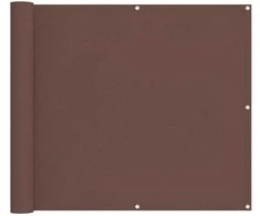 Balkono Ekranas Ruda 100 x 400 cm Oksfordo audinys