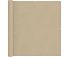 Balkono Ekranas Smėlio 120 x 200 cm PU dengtas oksfordas alu
