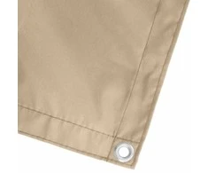Balkono Ekranas Smėlio 75 x 200 cm PU dengtas oksfordas alu