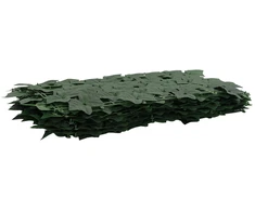 Balkono ekranas su lapais Tamsiai žalia 400 x 150 cm
