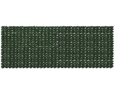 Balkono ekranas su lapais Tamsiai žalia 400 x 150 cm