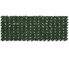 Balkono uždanga su lapais Tamsiai žalia 200 x 75 cm