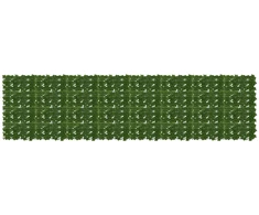 Balkono uždanga su lapais Žalia 400 x 100 cm