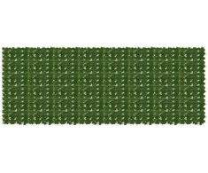 Balkono ekranas su lapais Žalia 400 x 150 cm