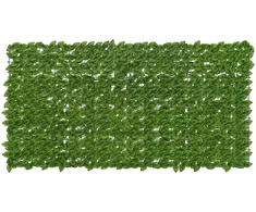 Balkono uždanga su lapais Žalia ir geltona 200 x 100 cm