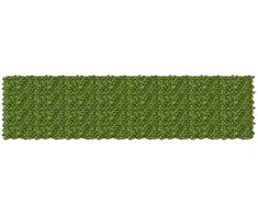Balkono ekranas su lapais Žalia ir geltona 400 x 100 cm