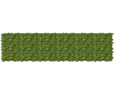 Balkono ekranas su lapais Žalia ir geltona 300 x 75 cm