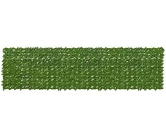 Balkono ekranas su lapais Žalia ir geltona 400 x 100 cm