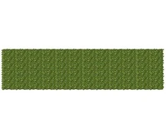 Balkono ekranas su lapais Žalia ir geltona 600 x 150 cm