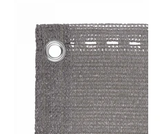 Balkono Ekranas Šviesiai pilka 120 x 800 cm HDPE ir aliuminis