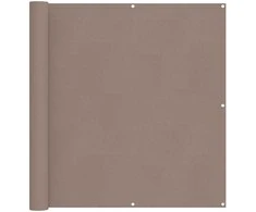 Balkono Ekranas Taupe 110 x 600 cm Oksfordo audinys