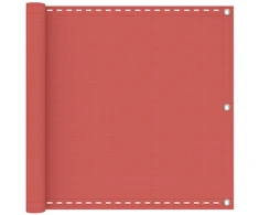 Balkono Ekranas Terakotos 120 x 1000 cm HDPE ir aliuminis