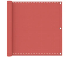 Balkono Ekranas Terakotos 75 x 700 cm HDPE ir aliuminis