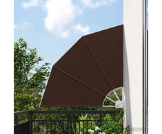 Balkono privatumo ekranas 160 x 160 cm Poliesteris Ruda