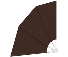 Balkono privatumo ekranas 160 x 160 cm Poliesteris Ruda