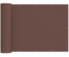 Balkono privatumo ekranas 200 x 200 cm Audinys su PU danga Ruda
