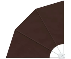 Balkono privatumo ekranas 210 x 210 cm Poliesteris Ruda