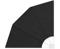 Balkono privatumo ekranas 115 x 115 cm Poliesteris Antracito