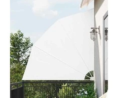 Balkono privatumo ekranas 210 x 210 cm Poliesteris Balta