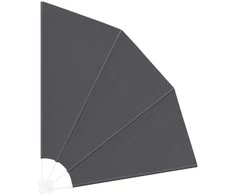 Balkono privatumo ekranas 140 x 140 cm Poliesteris Juoda
