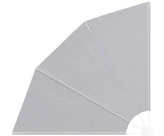 Balkono privatumo ekranas 160 x 160 cm Poliesteris Pilka
