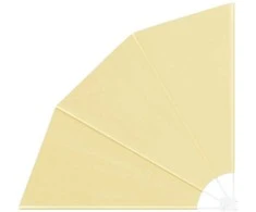 Balkono privatumo ekranas 160 x 160 cm Poliesteris Smėlio