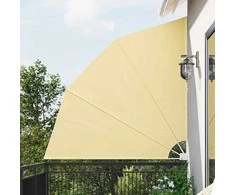 Balkono privatumo ekranas 210 x 210 cm Poliesteris Smėlio