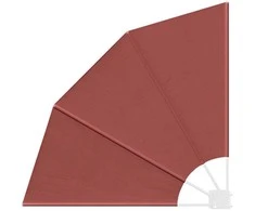Balkono privatumo ekranas 115 x 115 cm Poliesteris Terakotos