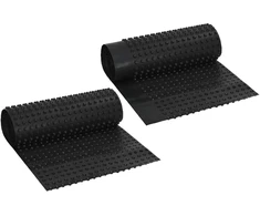Banguota drenažo plokštė 2 pcs Juoda 0,5 x 20 m HDPE