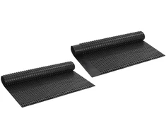 Banguota drenažo plokštė 2 pcs Juoda 1 x 20 m HDPE