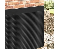 Banguota drenažo plokštė Juoda 1 x 20 m HDPE