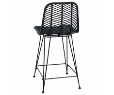 Baro Kėdė 2 pcs 44,5 x 54,5 x 97,5 cm Ratanas ir Geležis