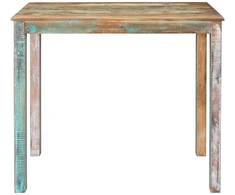 Baro stalas 110 x 55 x 100 cm Kieta atnaujinta mediena
