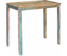 Baro stalas 110 x 55 x 100 cm Kieta atnaujinta mediena